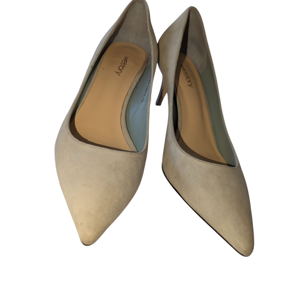 Cream Women's Pointed Toe Heels